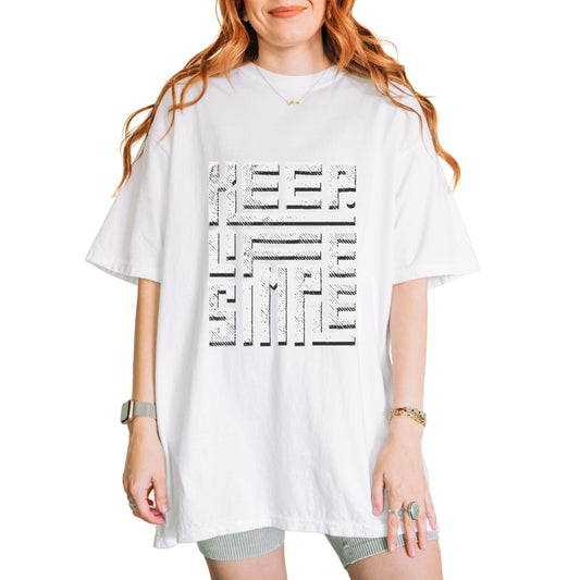 Keep Life Simple Unisex Garment-Dyed T-Shirt -TQ106