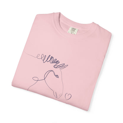 🐴 “Horse Love” Unisex Garment-Dyed T-Shirt – TAN113