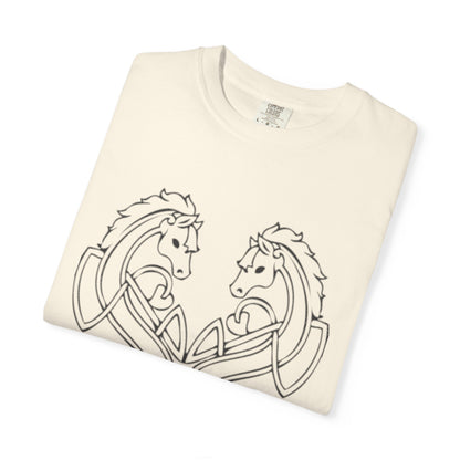 Celtic Horse Unisex Garment-Dyed T-Shirt -TCE103