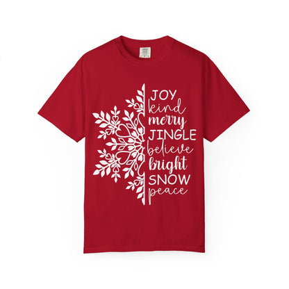 🎅 Merry Jingle Unisex Garment-Dyed T-Shirt - TC102