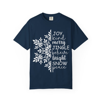 🎅 Merry Jingle Unisex Garment-Dyed T-Shirt - TC102