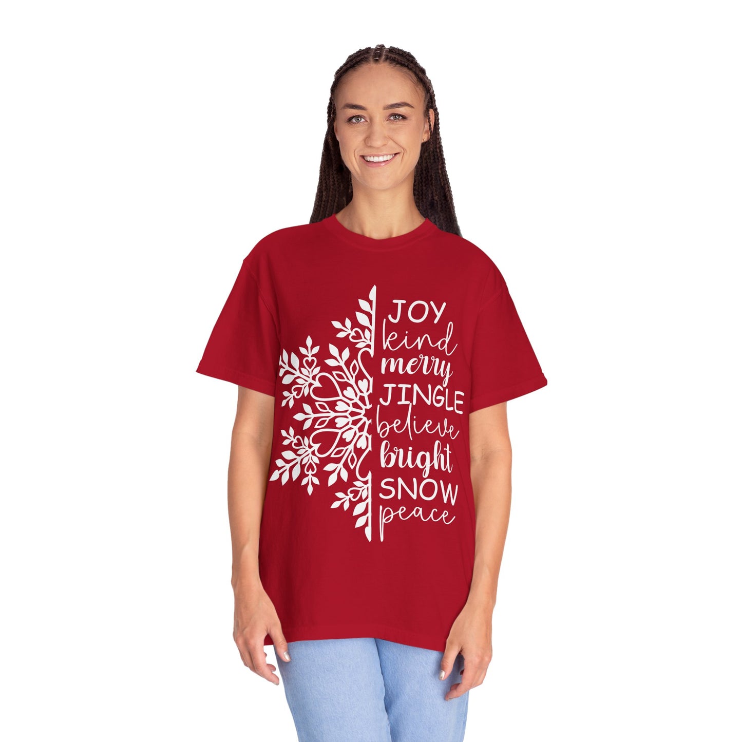 🎅 Merry Jingle Unisex Garment-Dyed T-Shirt - TC102