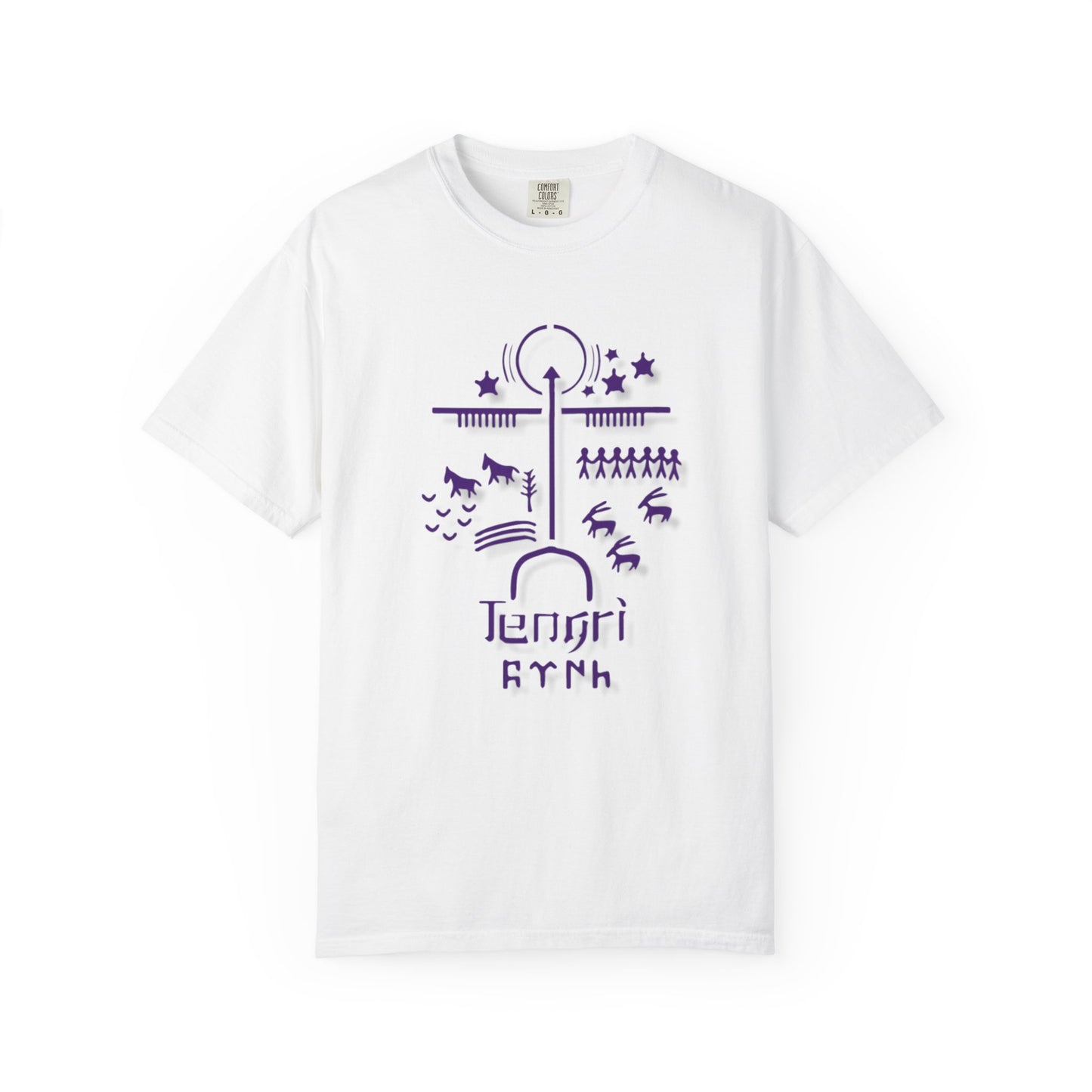 Tengri Symbol Unisex Garment-Dyed T-Shirt -TAN101