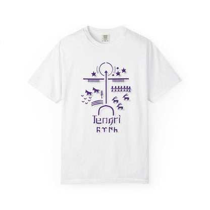 Tengri Symbol Unisex Garment-Dyed T-Shirt -TAN101