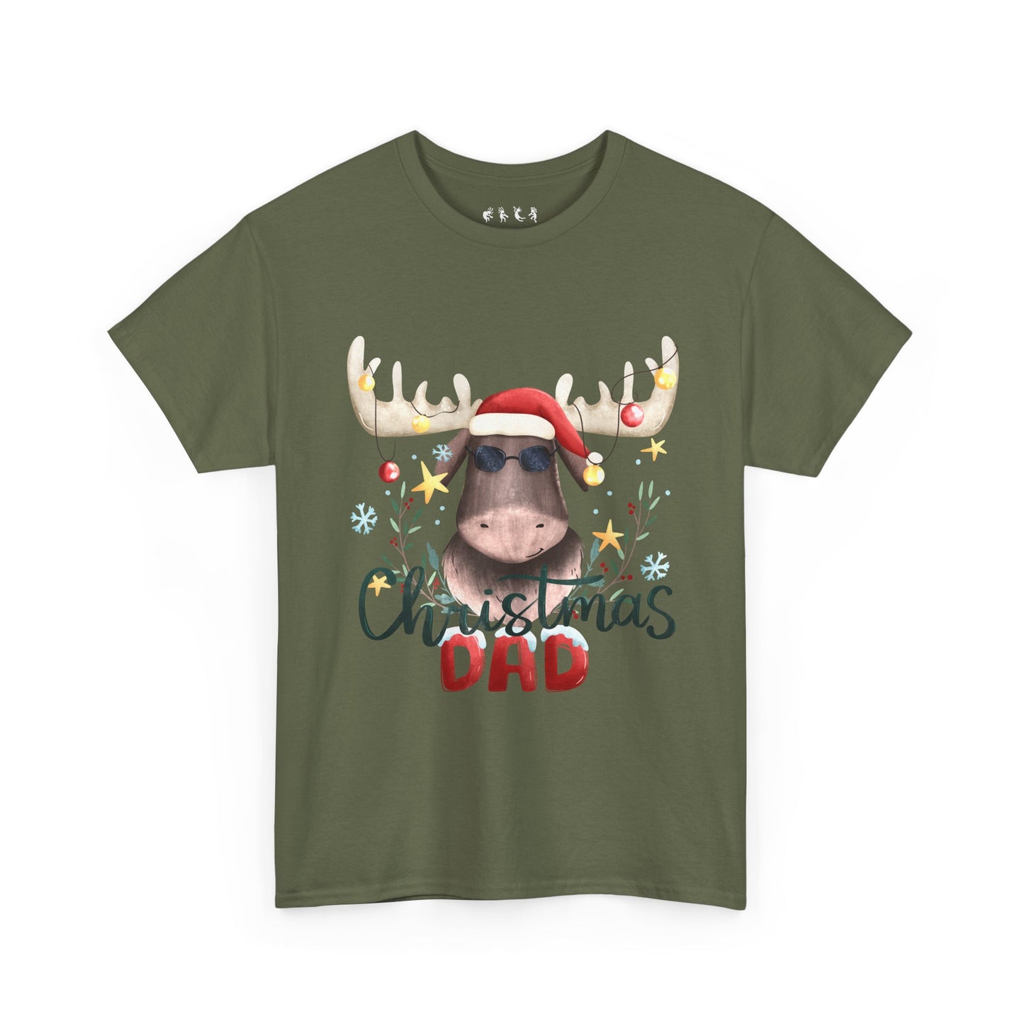 "Funny Christmas Dad" Unisex Heavy Cotton T-Shirt -TC402