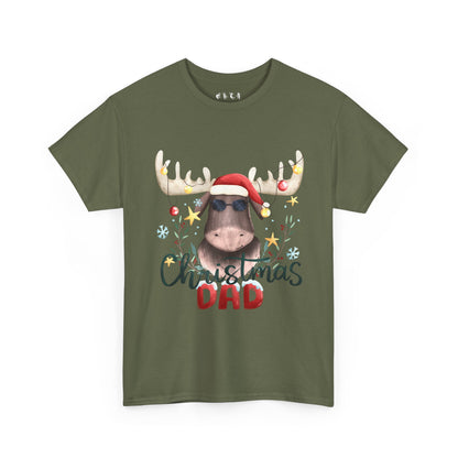 "Funny Christmas Dad" Unisex Heavy Cotton T-Shirt -TC402