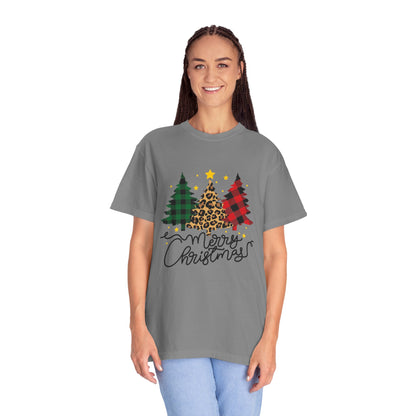 🎄 “Merry Christmas” Unisex Garment-Dyed T-Shirt - TC103