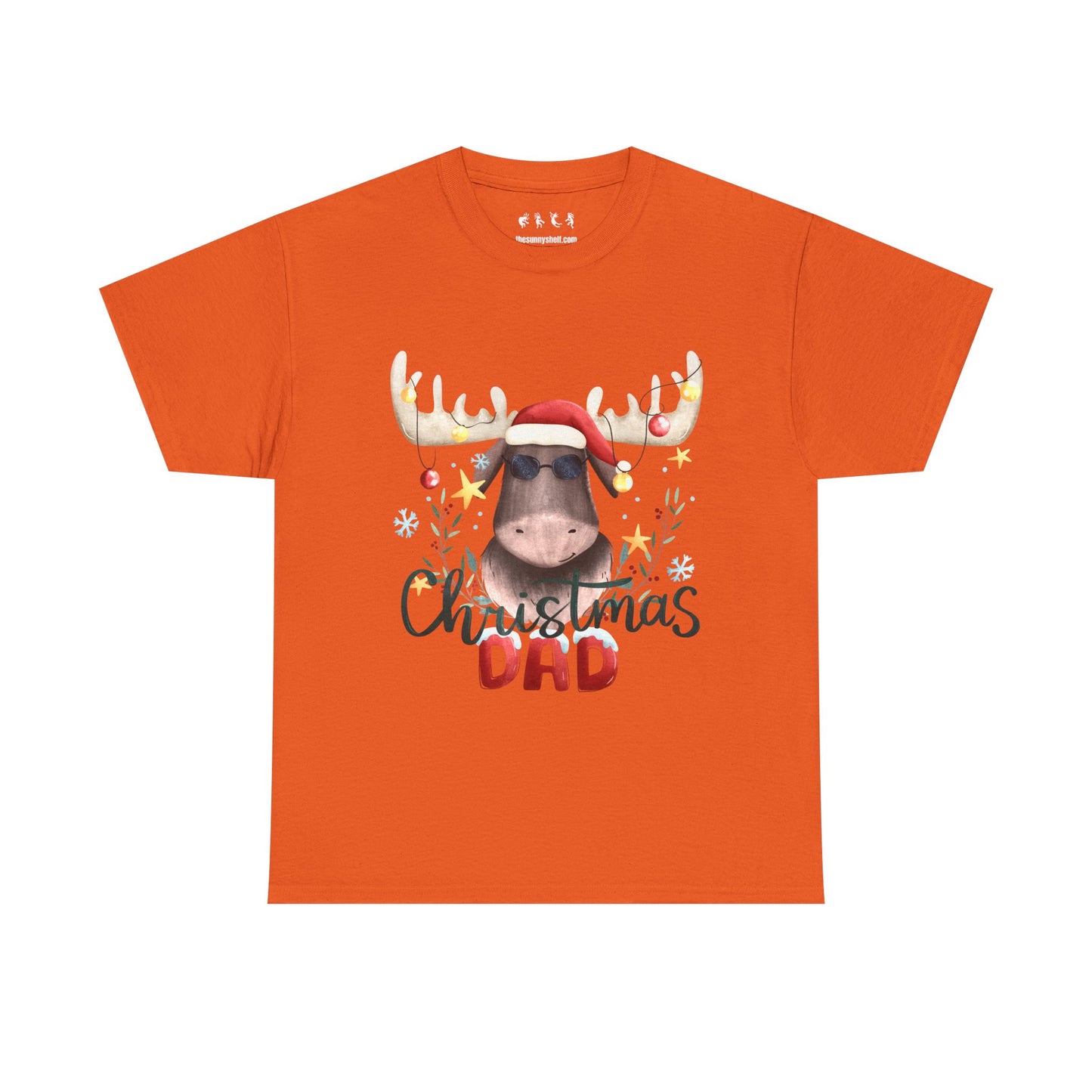 "Funny Christmas Dad" Unisex Heavy Cotton T-Shirt -TC402