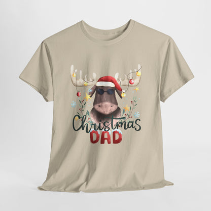 "Funny Christmas Dad" Unisex Heavy Cotton T-Shirt -TC402