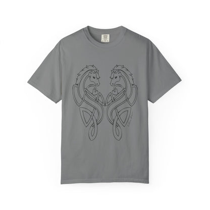 Celtic Horse Unisex Garment-Dyed T-Shirt -TCE103