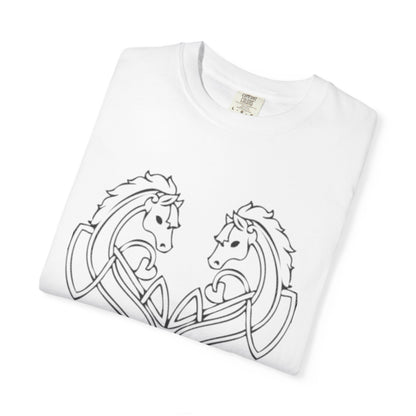 Celtic Horse Unisex Garment-Dyed T-Shirt -TCE103