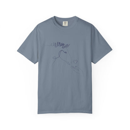 🐴 “Horse Love” Unisex Garment-Dyed T-Shirt – TAN113