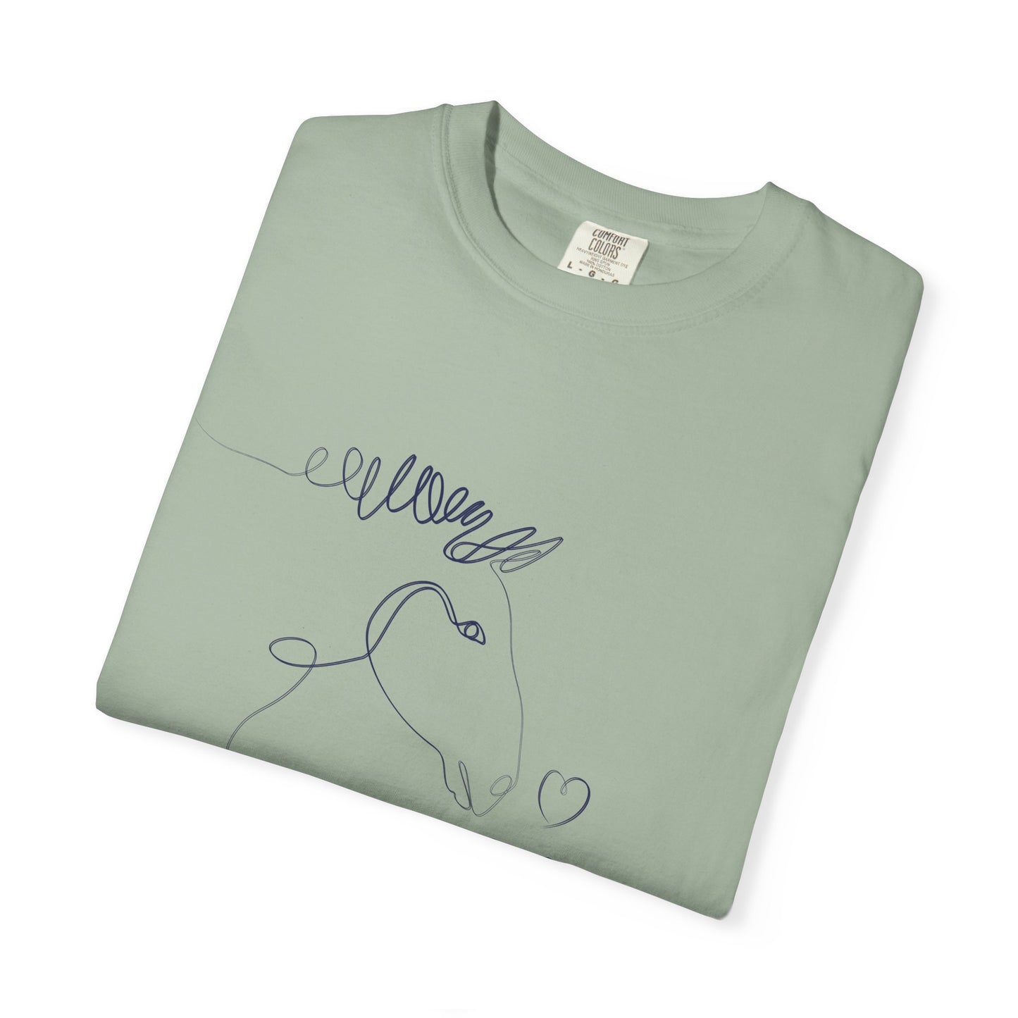 🐴 “Horse Love” Unisex Garment-Dyed T-Shirt – TAN113