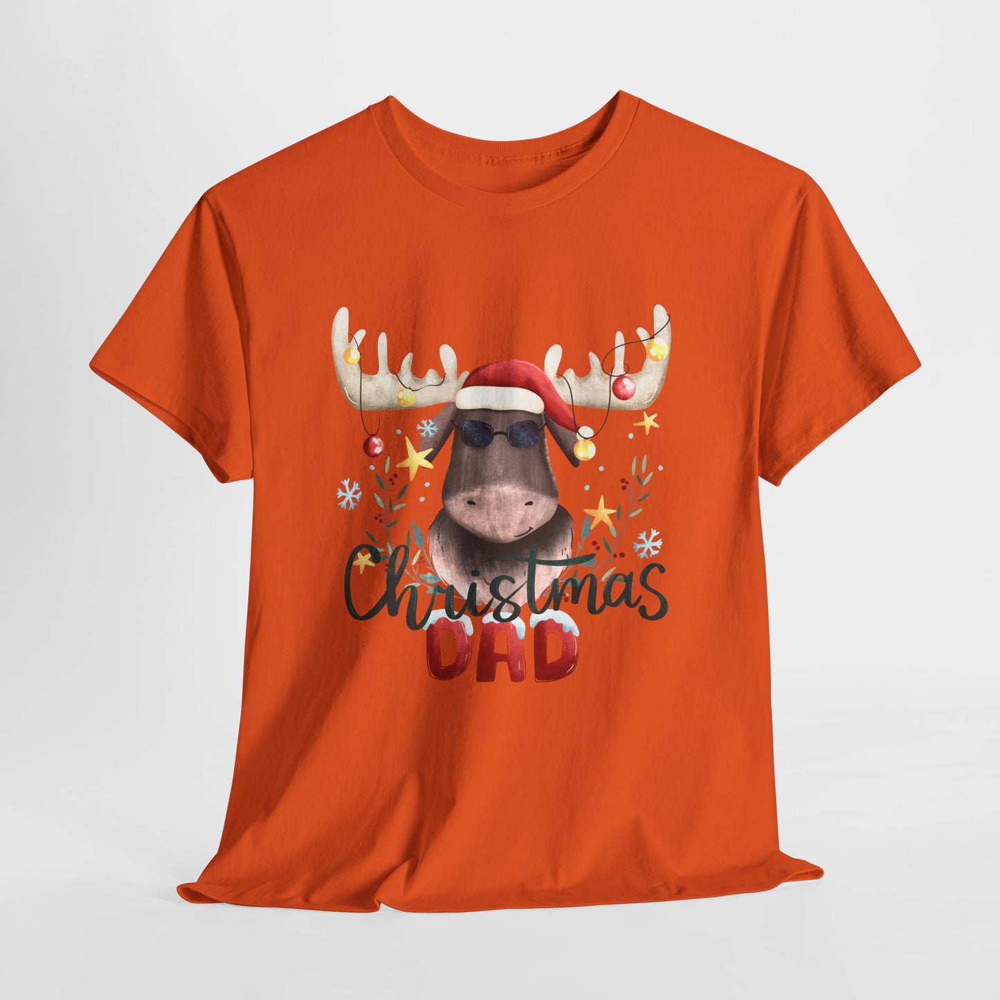 "Funny Christmas Dad" Unisex Heavy Cotton T-Shirt -TC402