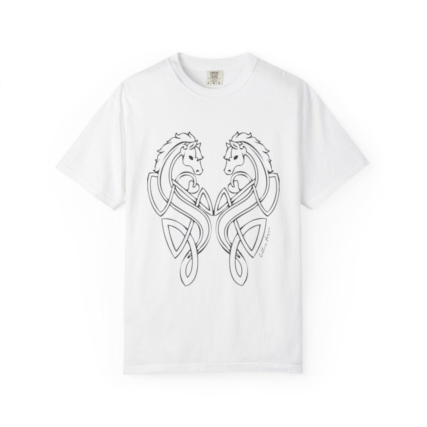 Celtic Horse Unisex Garment-Dyed T-Shirt -TCE103