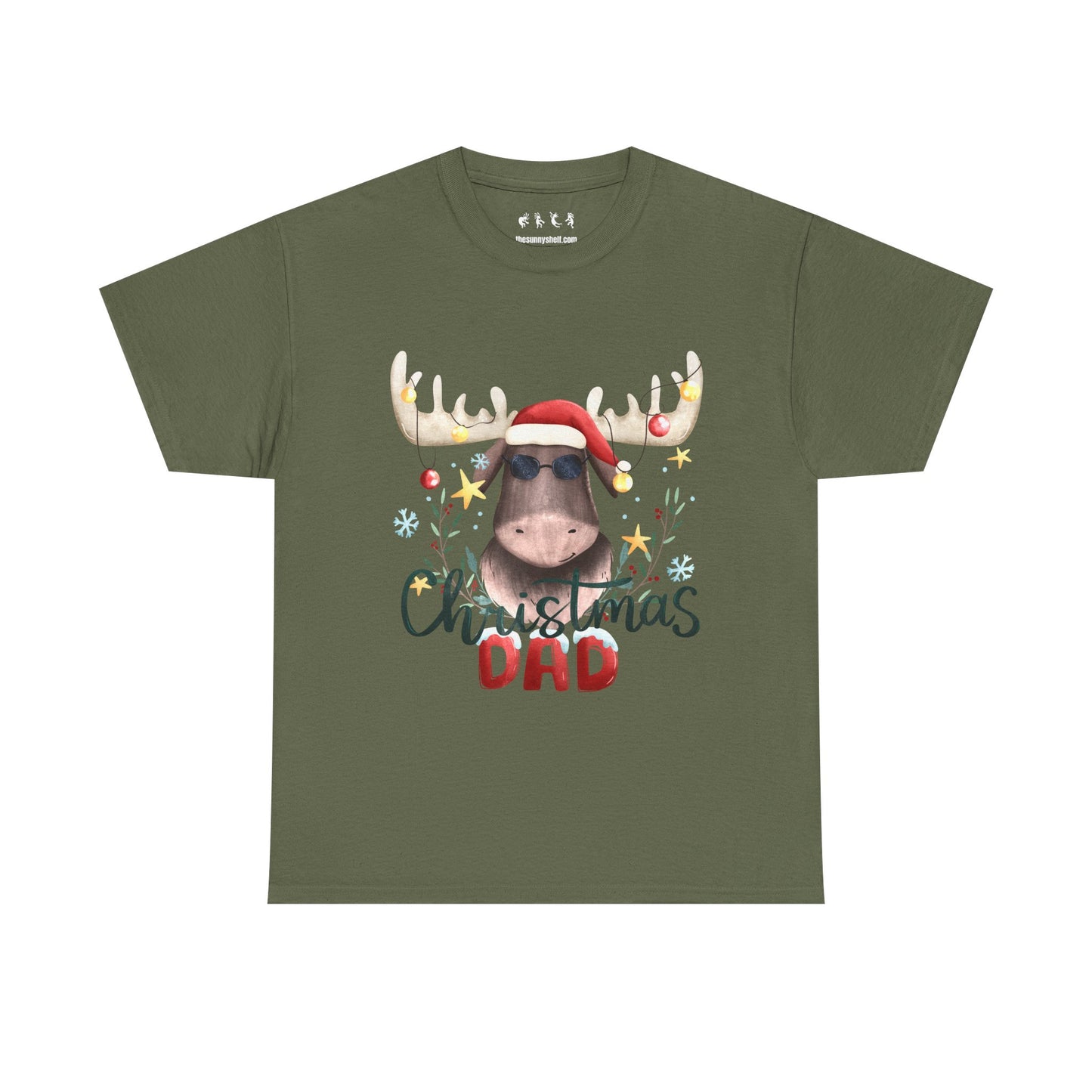 "Funny Christmas Dad" Unisex Heavy Cotton T-Shirt -TC402