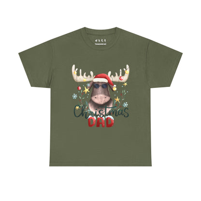 "Funny Christmas Dad" Unisex Heavy Cotton T-Shirt -TC402