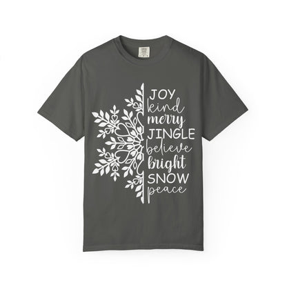🎅 Merry Jingle Unisex Garment-Dyed T-Shirt - TC102