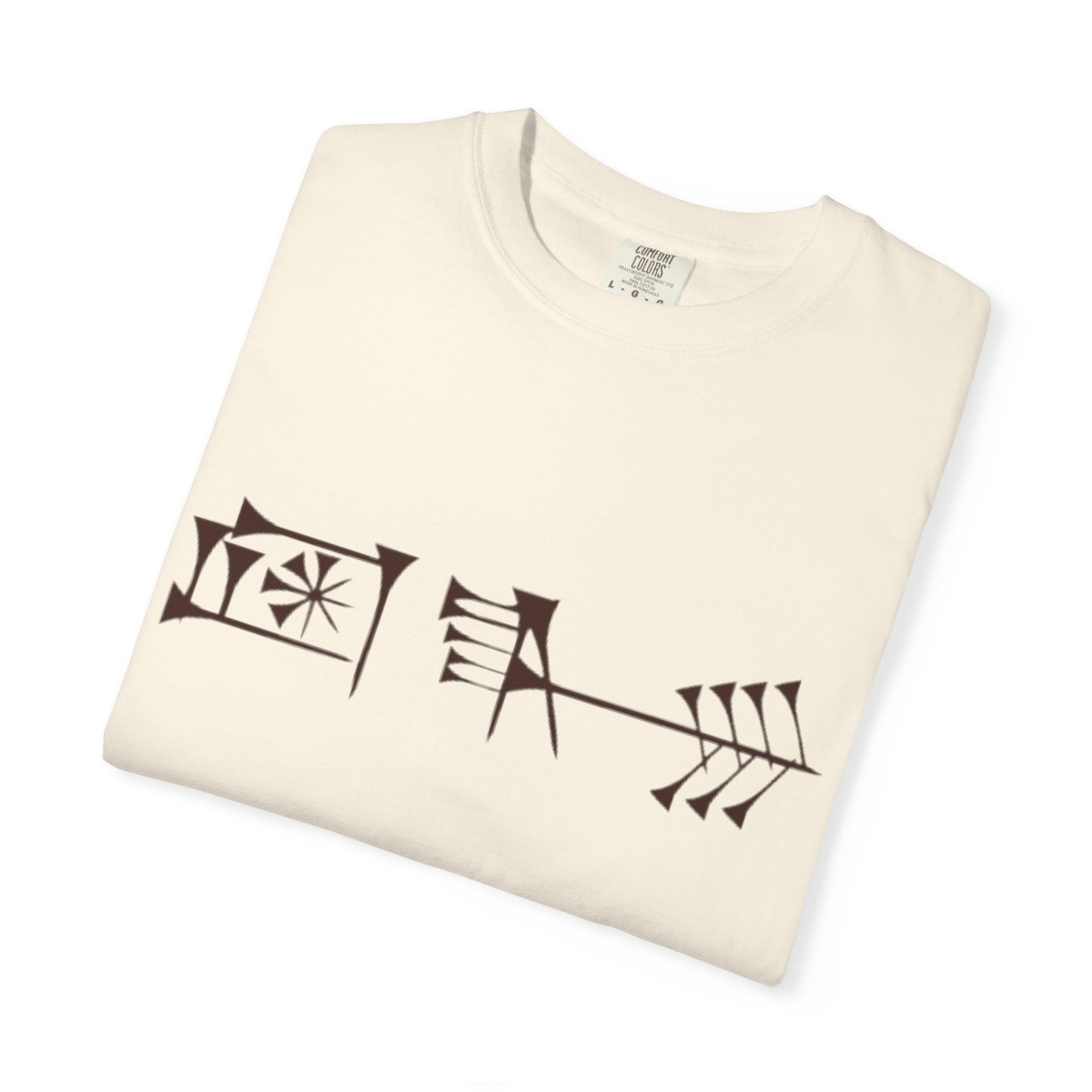 Ancient Cuneiform “Liberty” Unisex Garment-Dyed T-Shirt -TAN102
