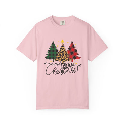 🎄 “Merry Christmas” Unisex Garment-Dyed T-Shirt - TC103