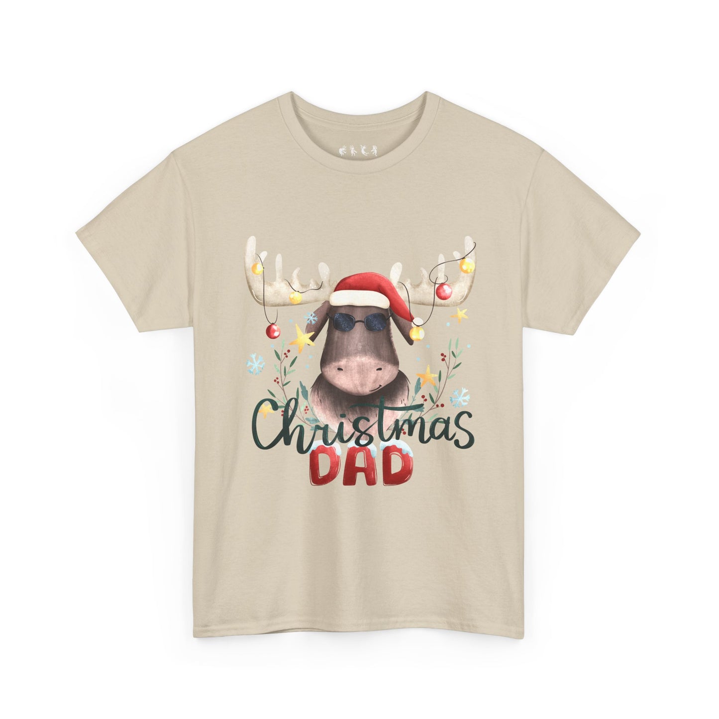 "Funny Christmas Dad" Unisex Heavy Cotton T-Shirt -TC402