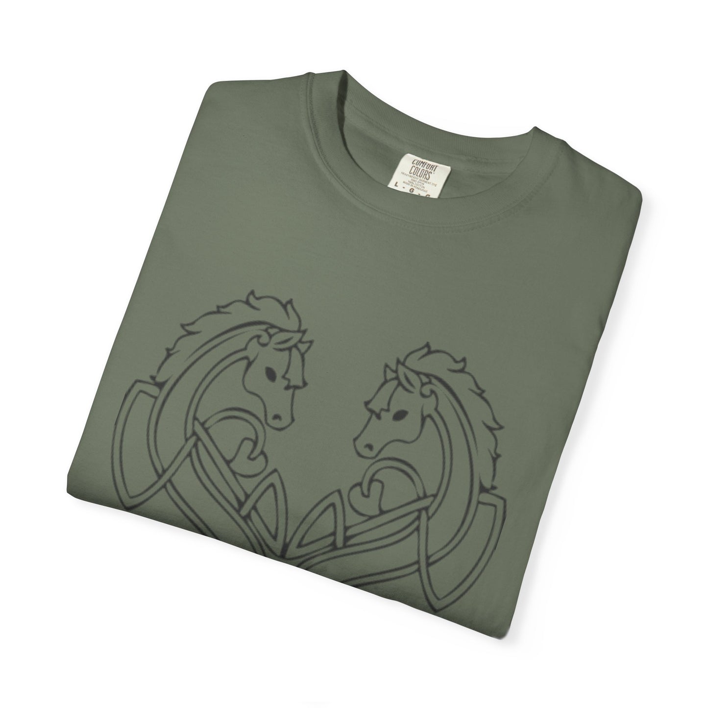 Celtic Horse Unisex Garment-Dyed T-Shirt -TCE103