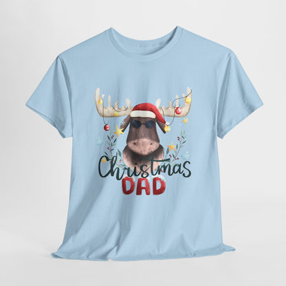 "Funny Christmas Dad" Unisex Heavy Cotton T-Shirt -TC402