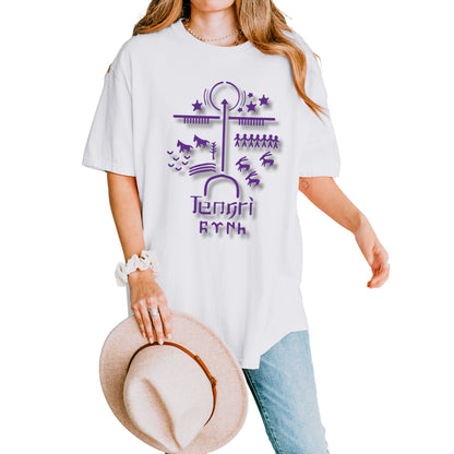 Tengri Symbol Unisex Garment-Dyed T-Shirt -TAN101