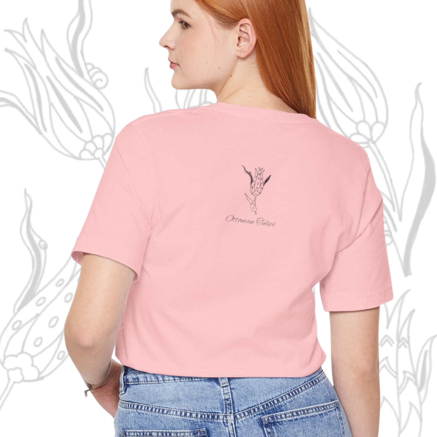 Ottoman Tulips Shirt – Unisex Jersey Short Sleeve Tee -TMN105