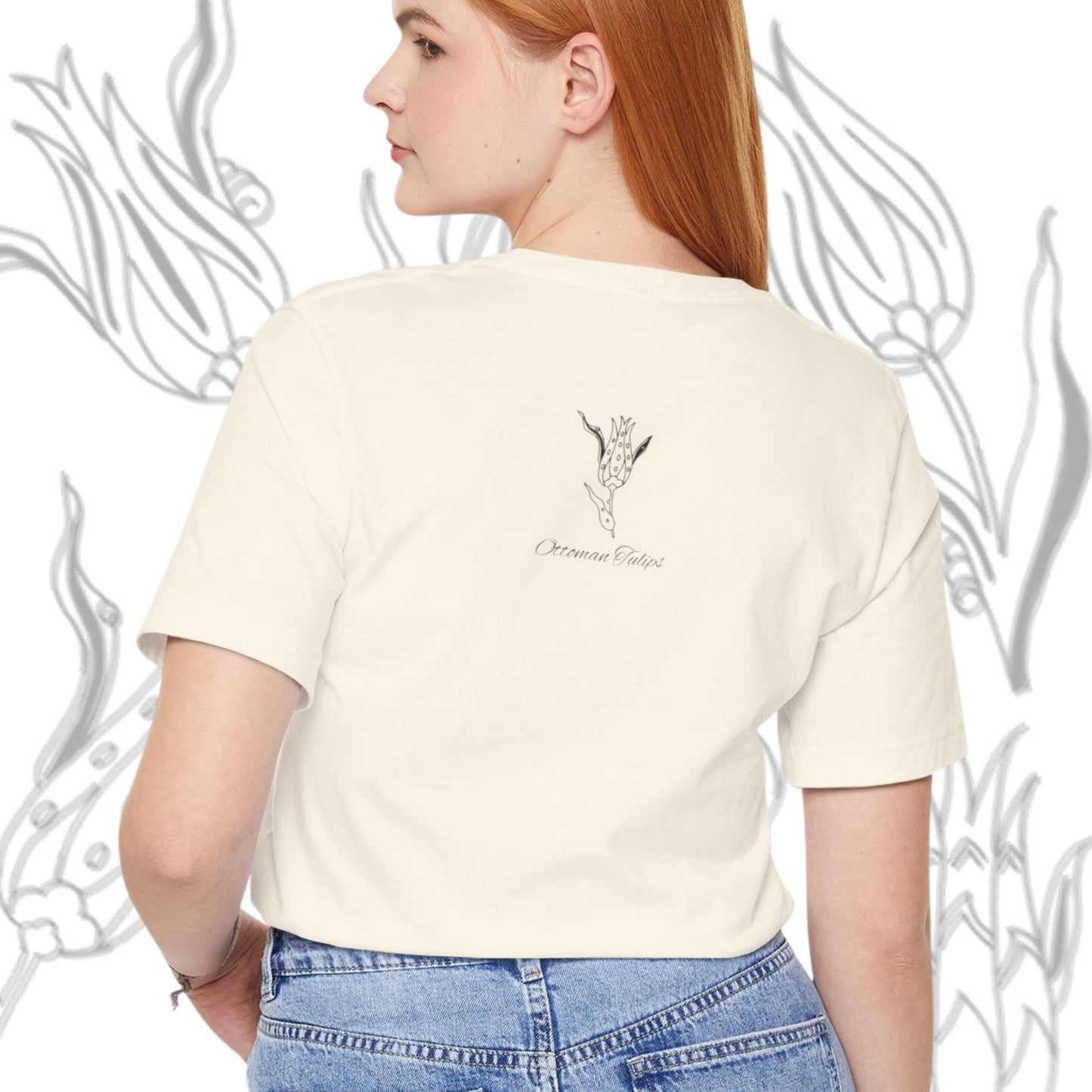 Ottoman Tulips Shirt – Unisex Jersey Short Sleeve Tee -TMN105