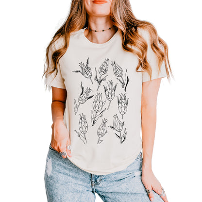 Ottoman Tulips Shirt – Unisex Jersey Short Sleeve Tee -TMN105