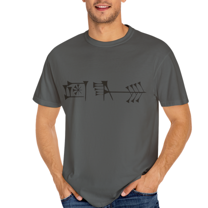 Ancient Cuneiform “Liberty” Unisex Garment-Dyed T-Shirt -TAN102