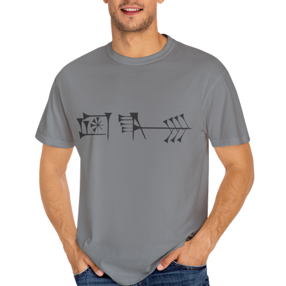 Ancient Cuneiform “Liberty” Unisex Garment-Dyed T-Shirt -TAN102