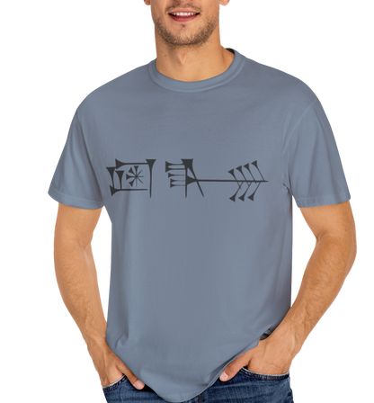 Ancient Cuneiform “Liberty” Unisex Garment-Dyed T-Shirt -TAN102