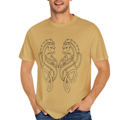 Celtic Horse Unisex Garment-Dyed T-Shirt -TCE103
