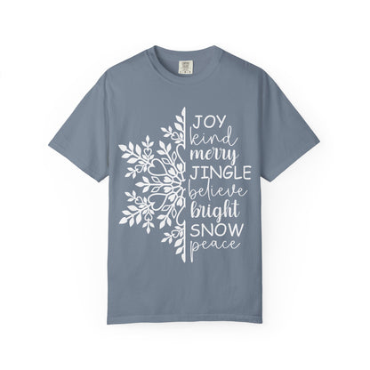 🎅 Merry Jingle Unisex Garment-Dyed T-Shirt - TC102