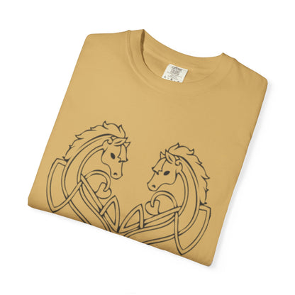 Celtic Horse Unisex Garment-Dyed T-Shirt -TCE103