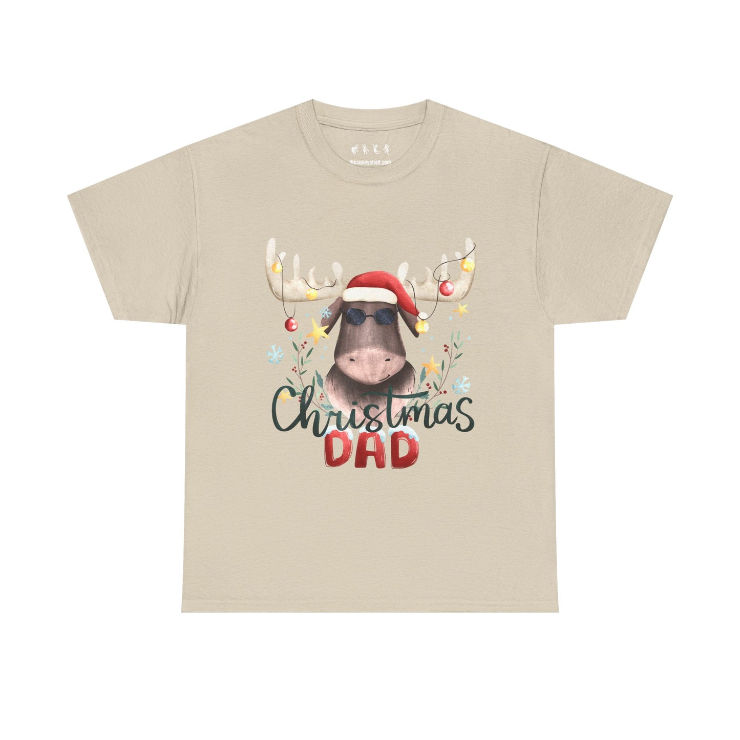 "Funny Christmas Dad" Unisex Heavy Cotton T-Shirt -TC402