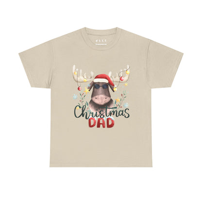 "Funny Christmas Dad" Unisex Heavy Cotton T-Shirt -TC402