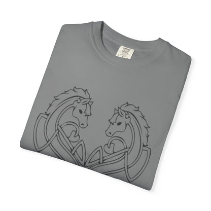 Celtic Horse Unisex Garment-Dyed T-Shirt -TCE103