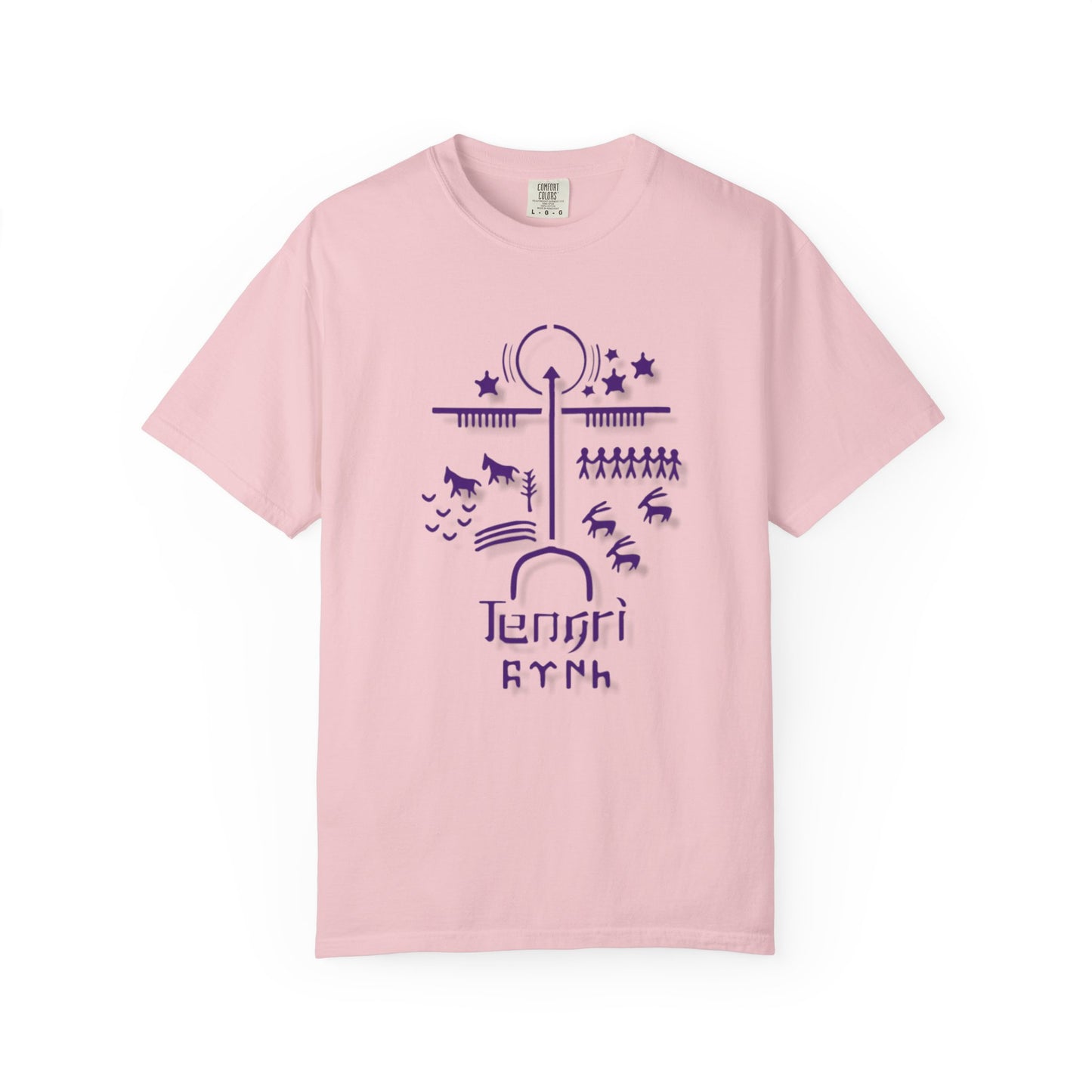 Tengri Symbol Unisex Garment-Dyed T-Shirt -TAN101