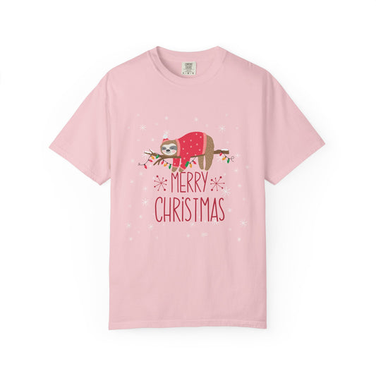 🎄 "Merry Christmas" Unisex Garment-Dyed T-Shirt - TC401