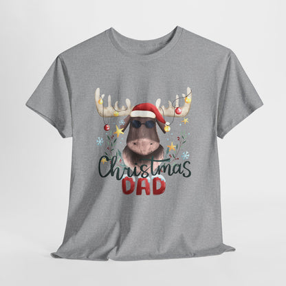 "Funny Christmas Dad" Unisex Heavy Cotton T-Shirt -TC402