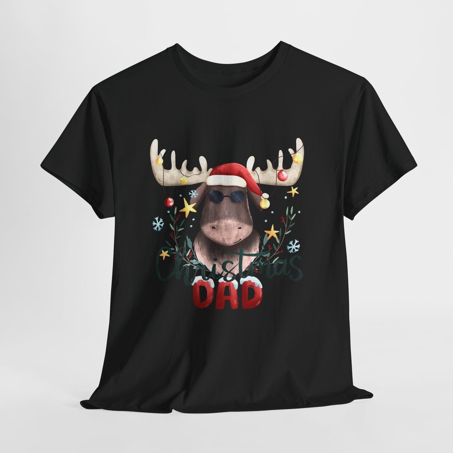 "Funny Christmas Dad" Unisex Heavy Cotton T-Shirt -TC402