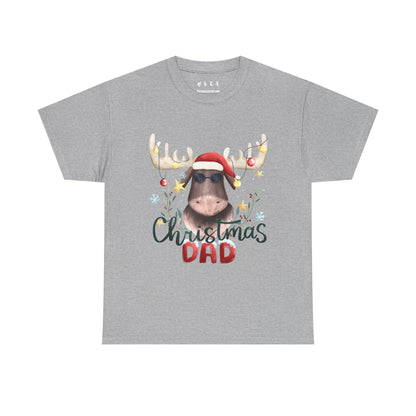 "Funny Christmas Dad" Unisex Heavy Cotton T-Shirt -TC402