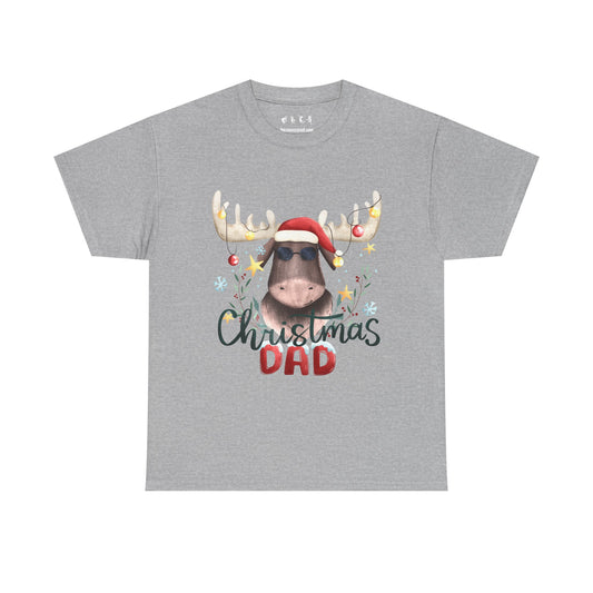 "Funny Christmas Dad" Unisex Heavy Cotton T-Shirt -TC402