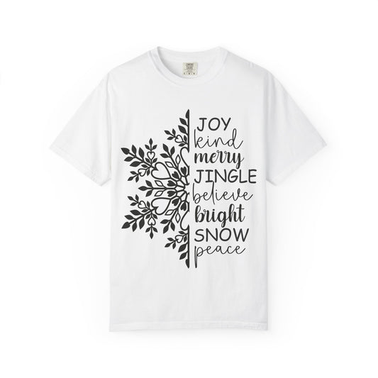 🎅 Merry Jingle Unisex Garment-Dyed T-Shirt - TC102