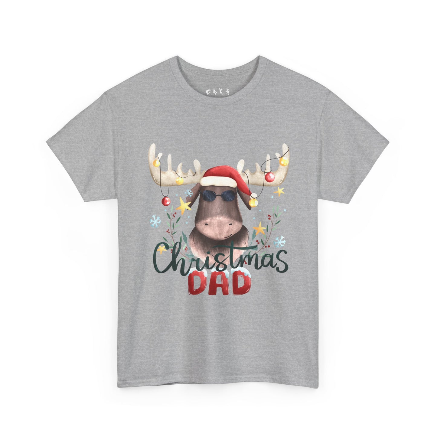"Funny Christmas Dad" Unisex Heavy Cotton T-Shirt -TC402