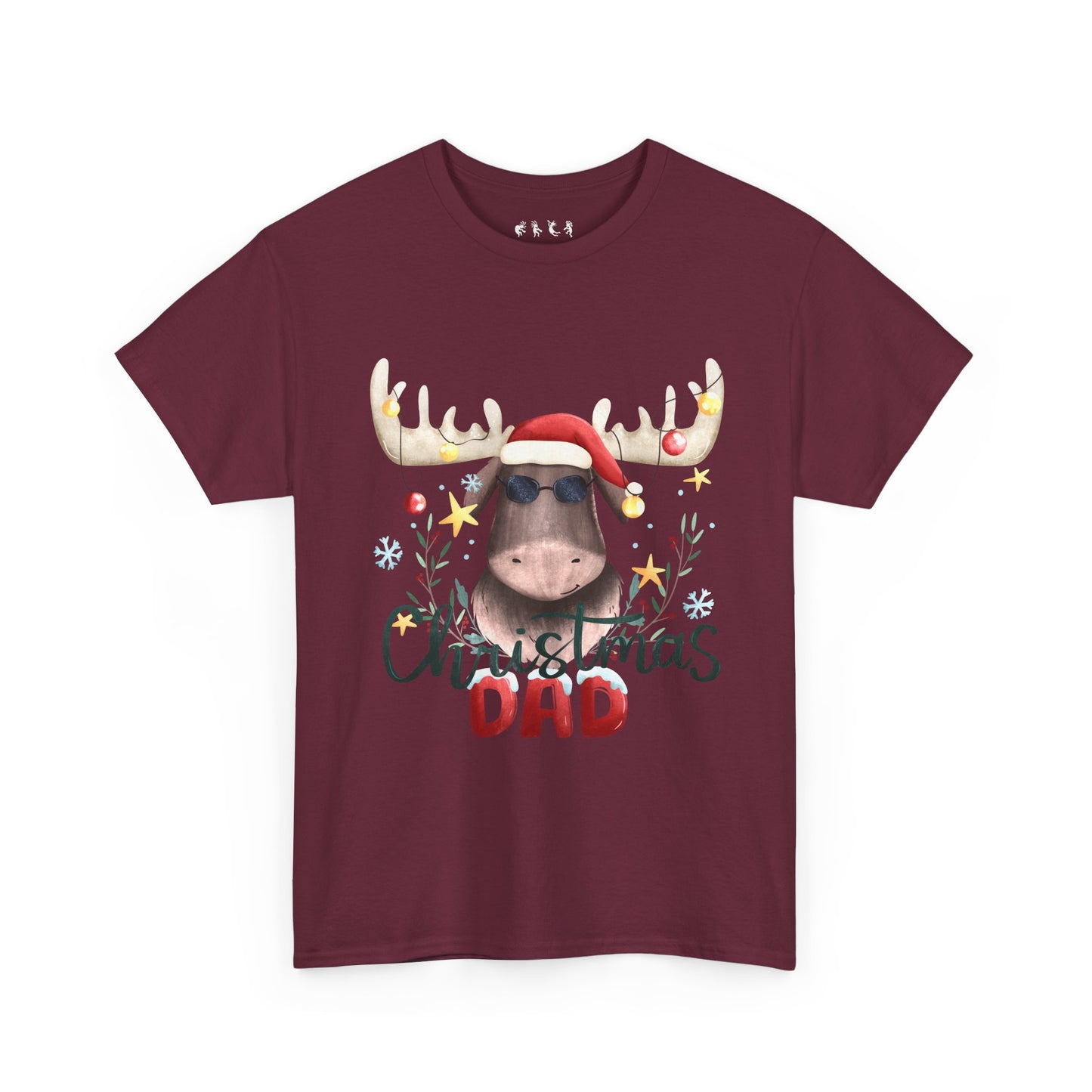 "Funny Christmas Dad" Unisex Heavy Cotton T-Shirt -TC402