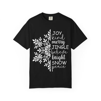 🎅 Merry Jingle Unisex Garment-Dyed T-Shirt - TC102